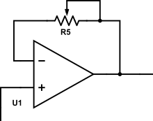Fig 4 : Circuit équivalent dans le cas f plus petit que f1. Les condensateurs C10, C11 et C6 sont équivalent à un circuit ouvert.