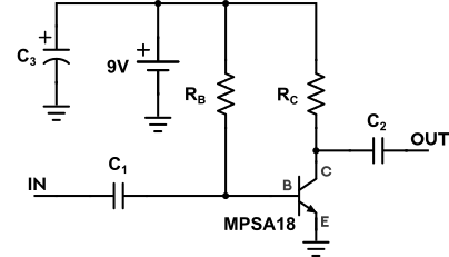 Boost avec un transistor MPSA18.